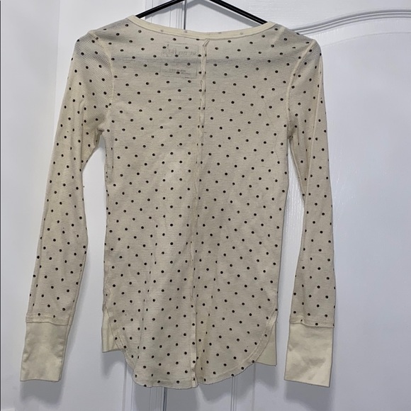 LIKE NEW! Free People Polka Dot Thermal - Picture 7 of 10